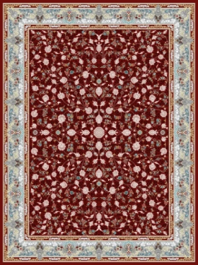 فرش 700 شانه رنگی کد 2296 فردین